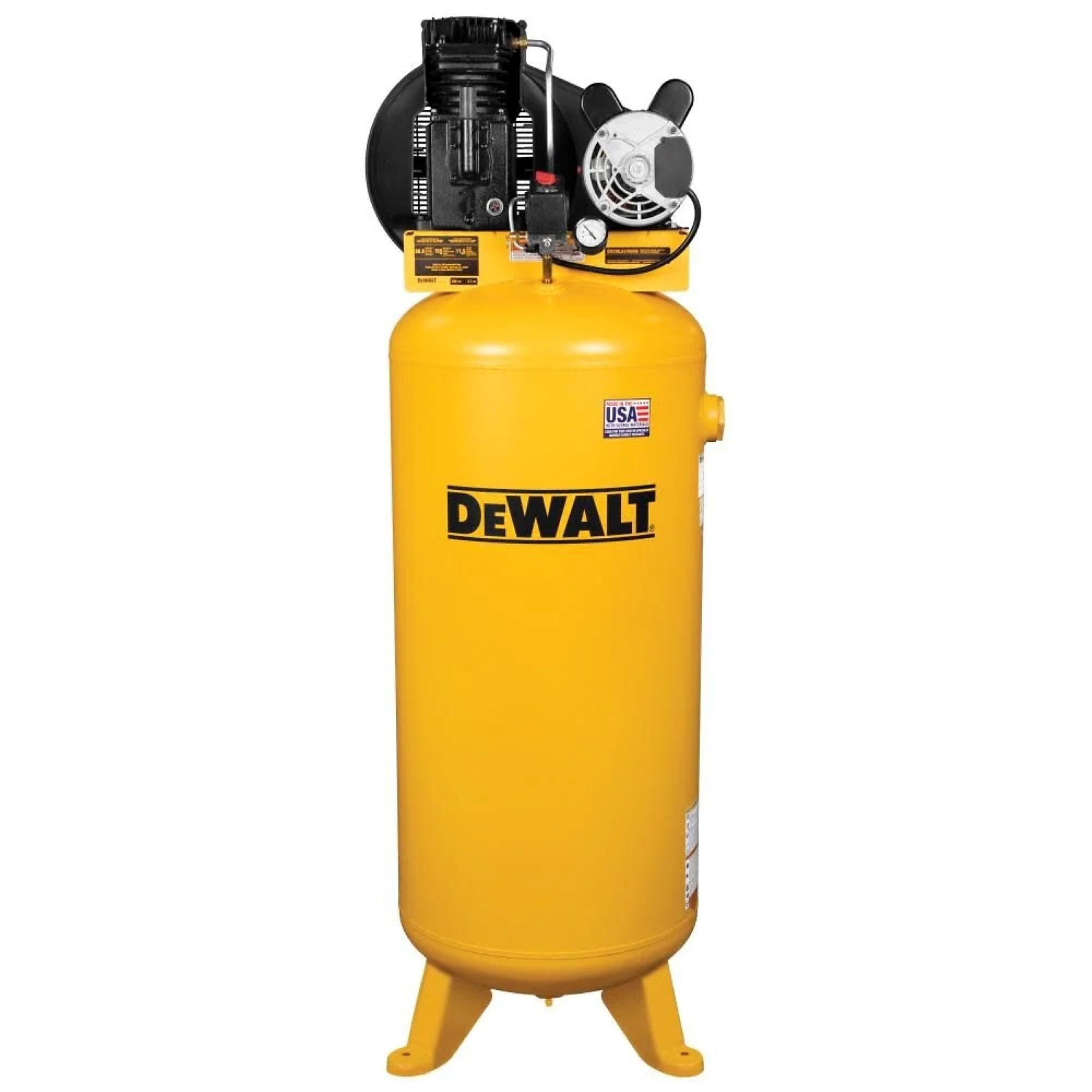 DEWALT Single Stage Air Compressor - 3.7 HP, 60 Gal, 230 Volts, Model# DXCMLA3706056